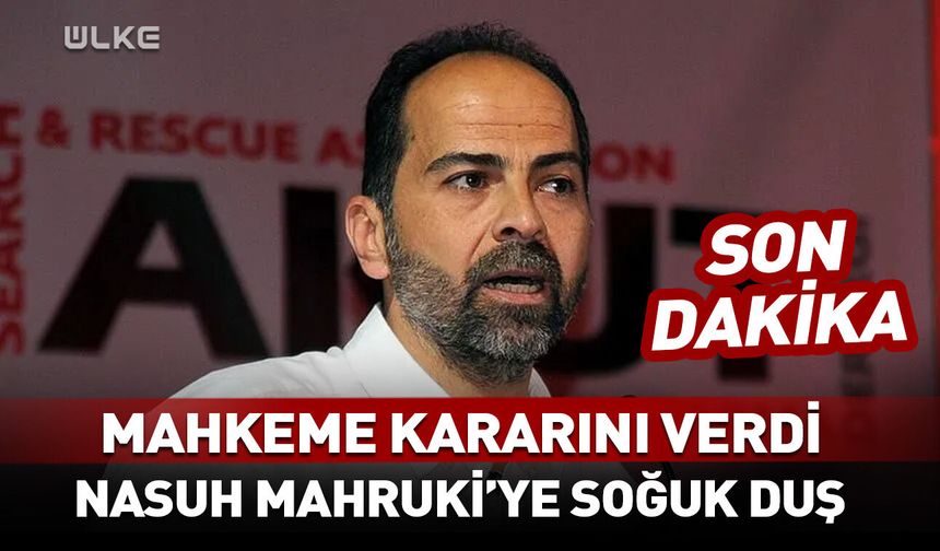 Savcılıktan Nasuh Mahruki kararı!