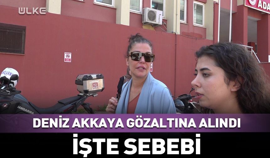Gözaltına alınan Deniz Akkaya'dan ilk açıklama