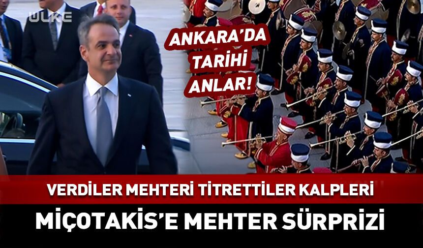 Miçotakis'e verdiler mehteri! Sosyal medya bunu konuşuyor