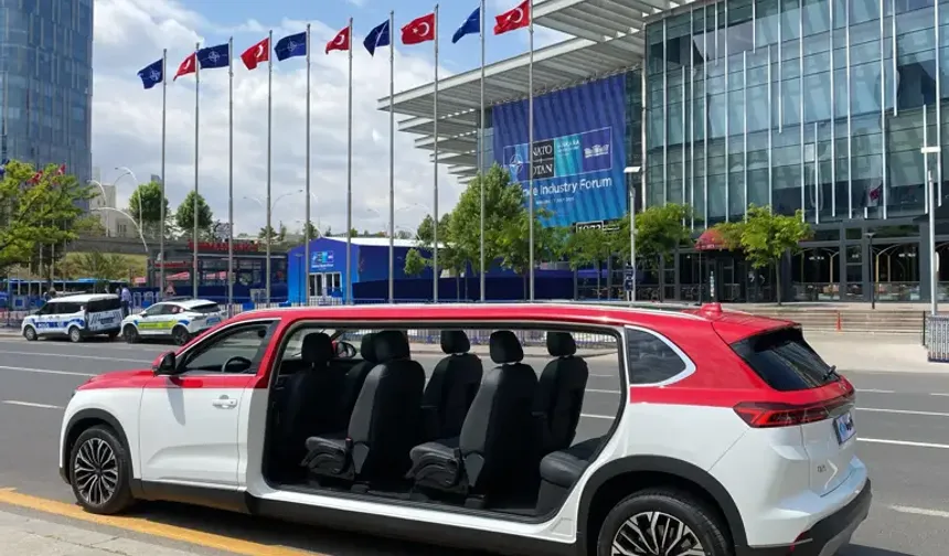 NATO'ya özel Togg limuzin