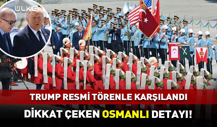 Törende dikkat çeken "Osmanlı" detayı