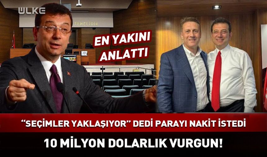 Ekrem İmamoğlu Doğuş Holding'ten 10 milyon dolar istedi