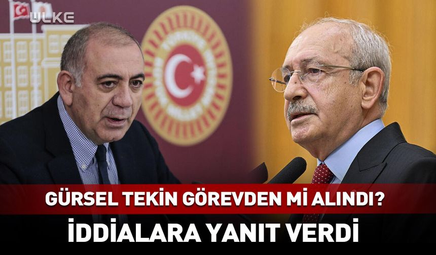 Gürsel Tekin görevden mi alındı?