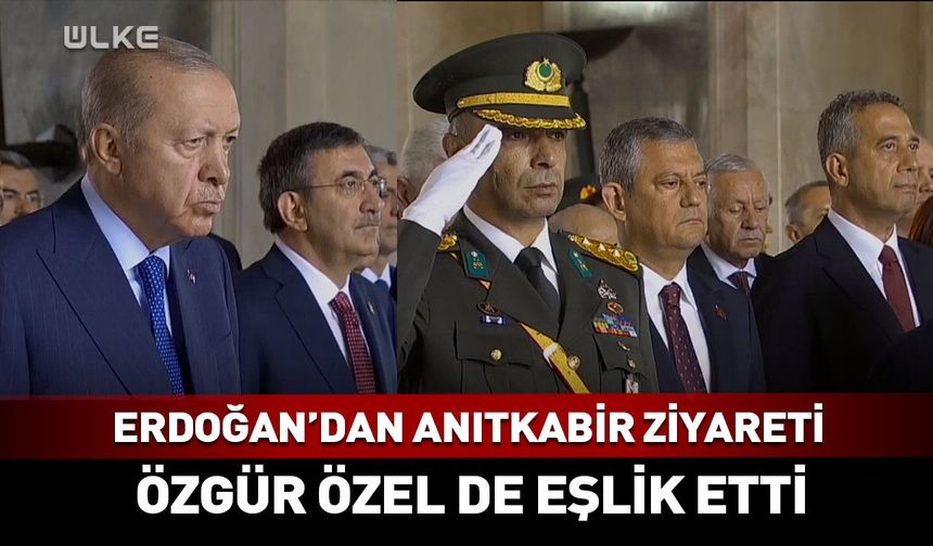 Cumhurbaşkanı Erdoğan'dan Anıtkabir ziyareti