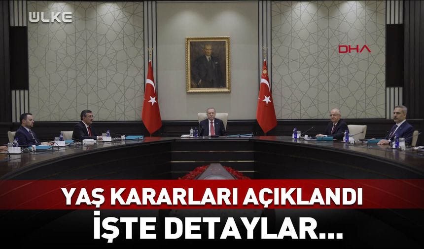 YAŞ kararları açıklandı! 25 General ve Amiral üst rütbeye yükseltildi