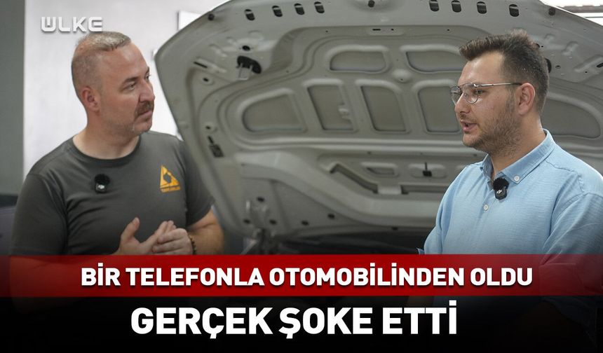 Bir telefonla otomobilinden oldu! Gerçek şoke etti
