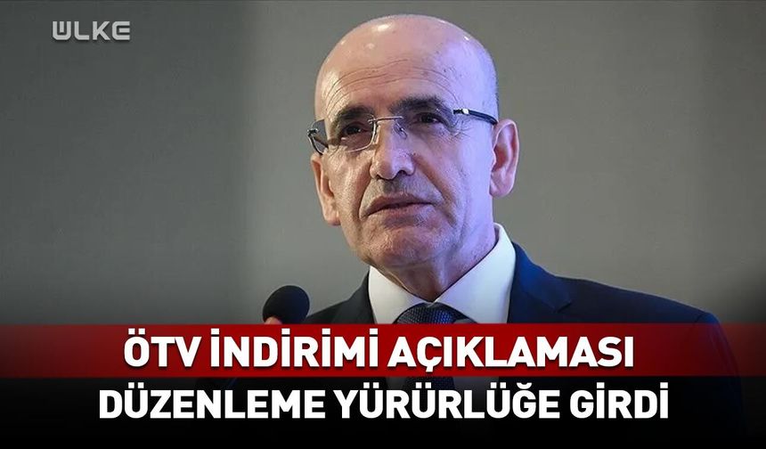 Bakan Şimşek'ten ÖTV indirimi açıklaması
