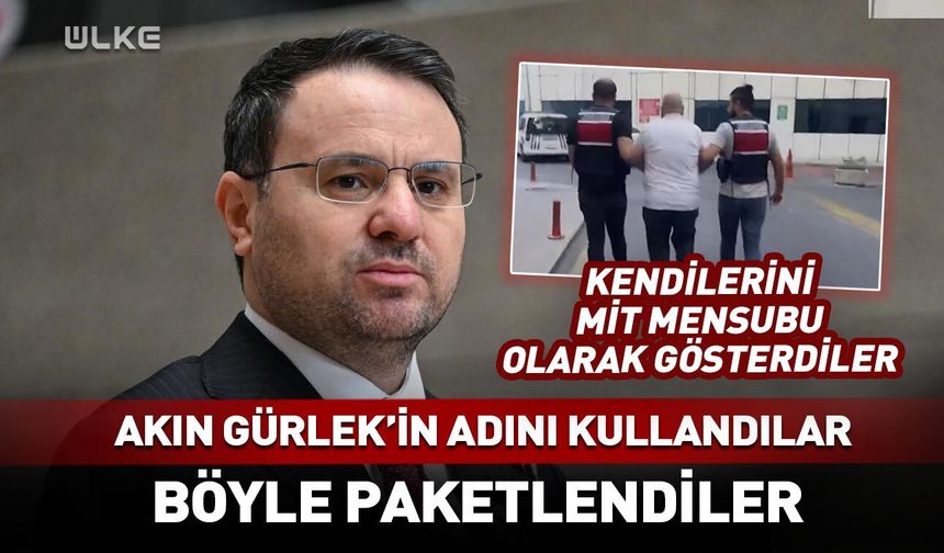 Akın Gürlek'in ismini kullandılar! Böyle paketlendiler...
