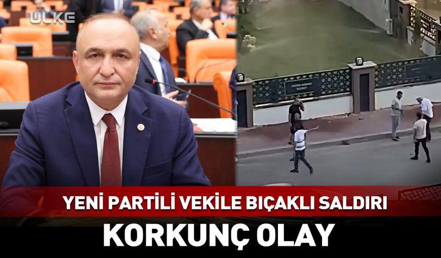 Yeni Partili Melih Meriç'e bıçaklı saldırı