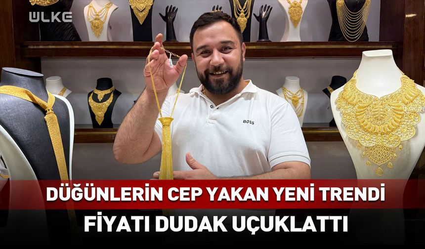 Düğünlerin cep yakan yeni trendi! Fiyatı dudak uçuklattı
