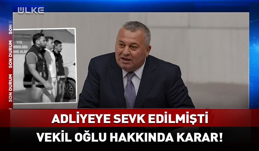 Cemal Enginyurt'un oğlu hakkında karar