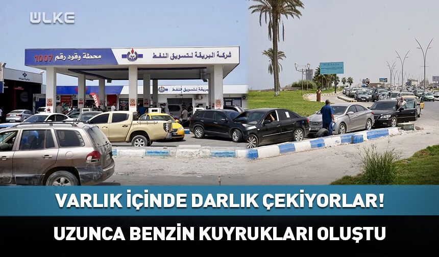 Uzunca benzin kuyrukları oluştu
