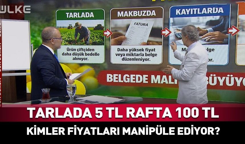Çiftçi 5 liraya sattı market 100 liraya...