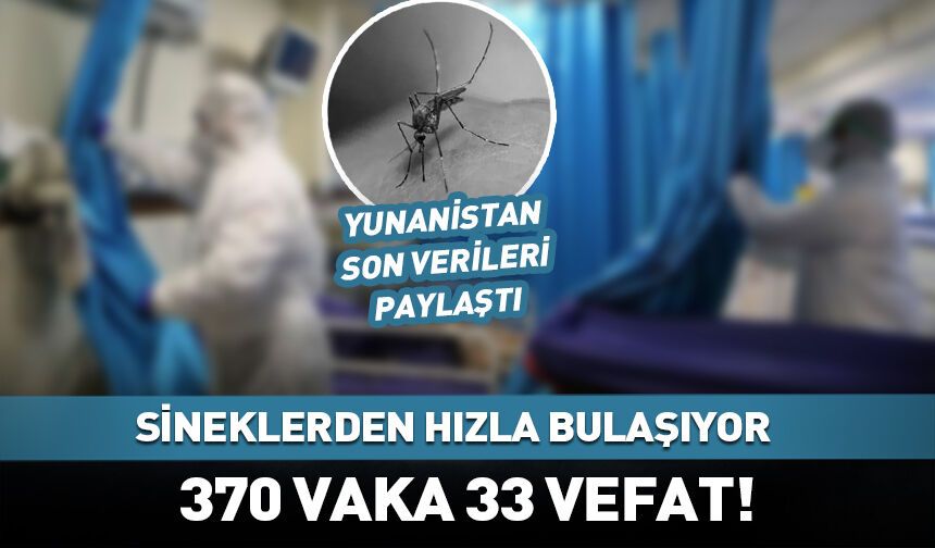 Yunanistan duyurdu: 370 vaka 33 vefat! Yayılıyor...