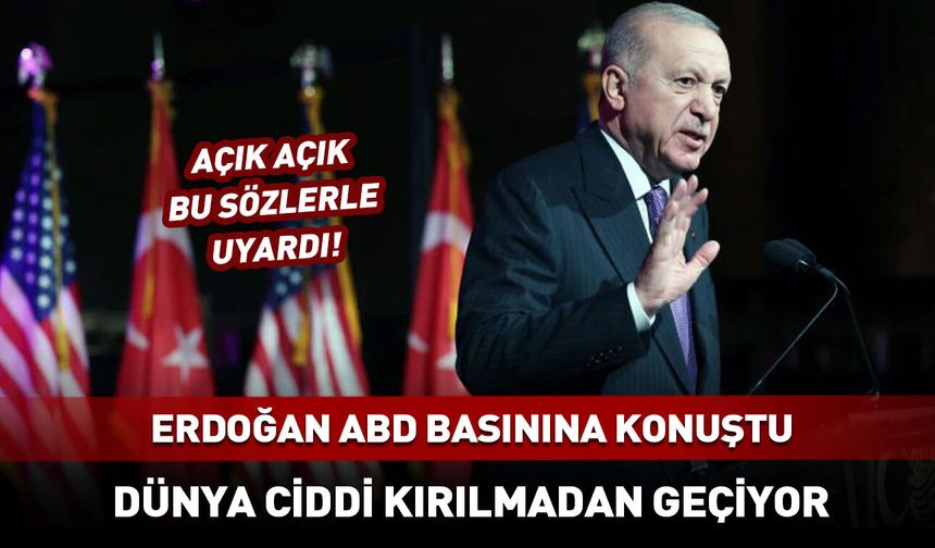 "Dünya ciddi kırılmadan geçiyor"