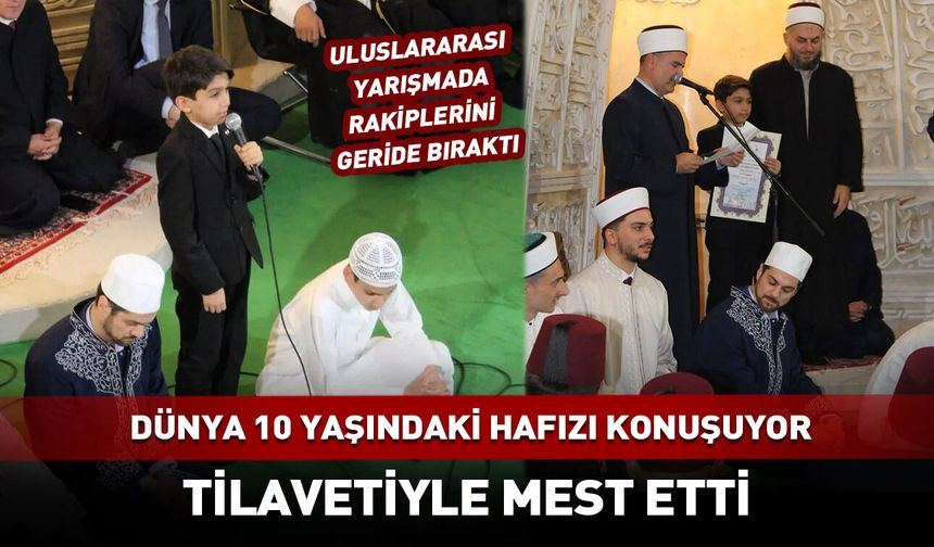 Dünya 10 yaşındaki hafızı konuşuyor