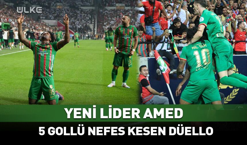 Amed 3-2 Beşiktaş maç sonucu ÖZET (Süper Lig 6. Hafta Puan Durumu)