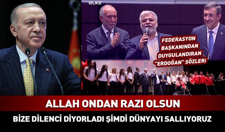 "Bize dilenci diyorlardı" ALLAH Erdoğan'dan razı olsun