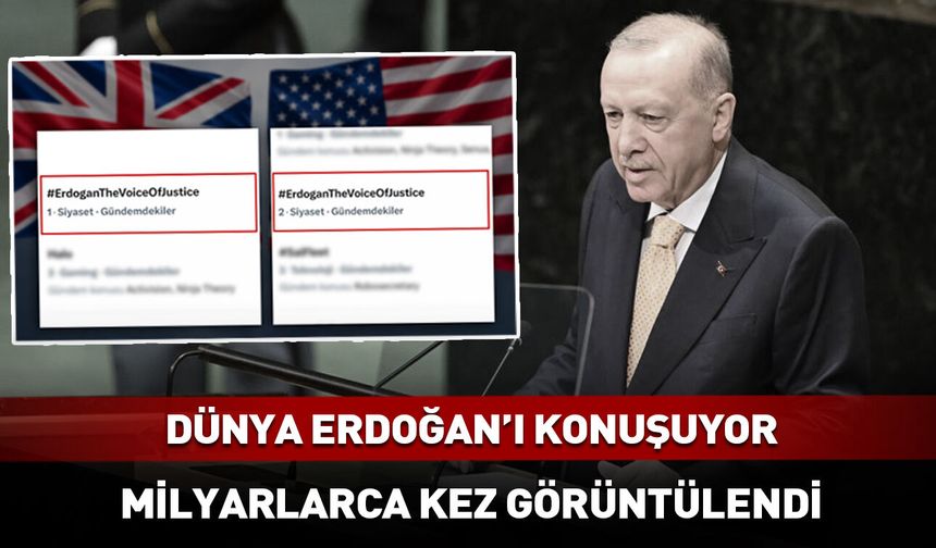 Dünya Erdoğan'ı konuştu #ErdoganTheVoiceOfJustice