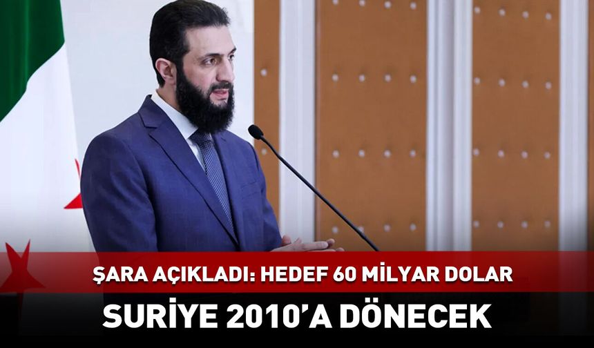 Ahmed Şara: Suriye 2010'a dönecek