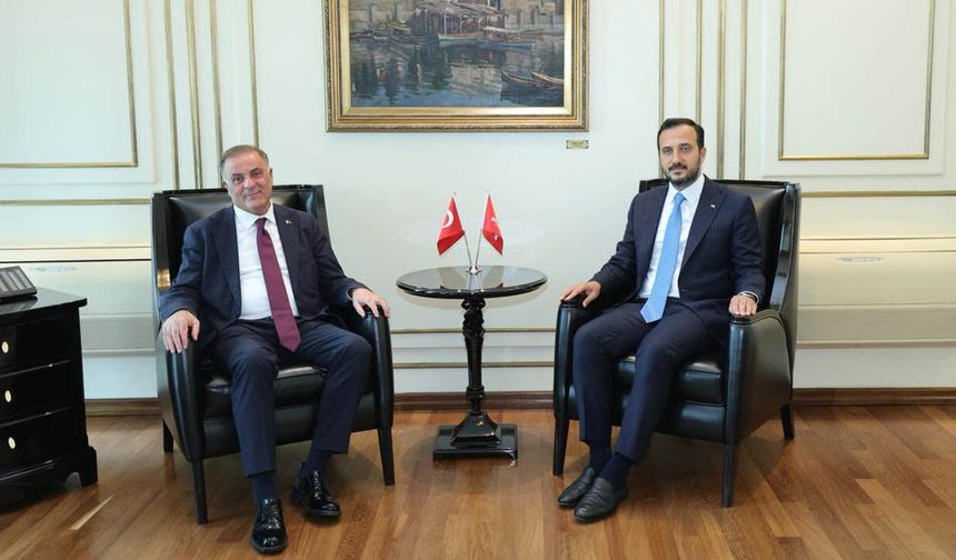 Abdullah Özdemir’den Nuri Aslan’a taziye ziyareti