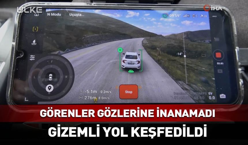 Görenler gözlerine inanamadı! Gizemli yol keşfedildi
