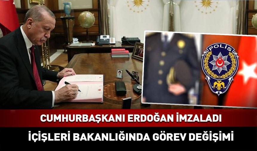 Resmi Gazete'de yayımlandı! Hangi illerin emniyet müdürleri değişti?