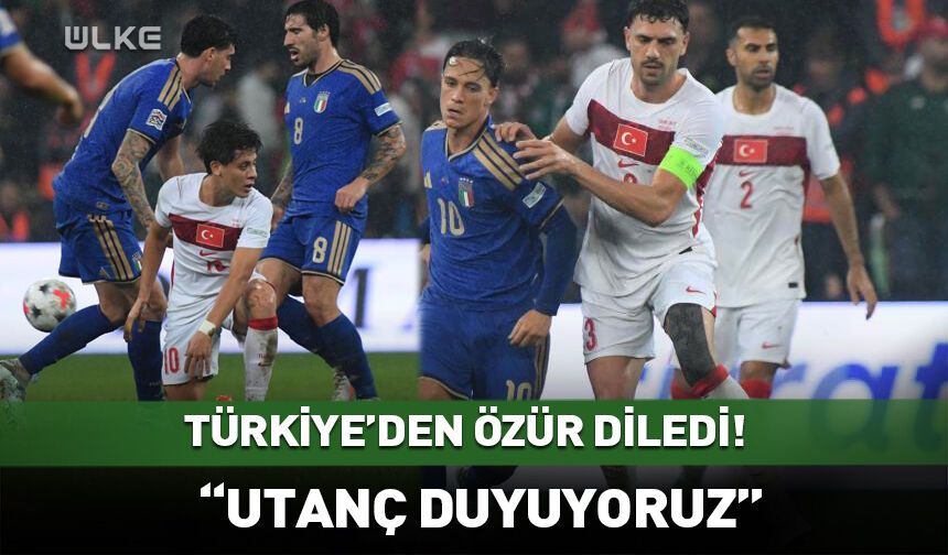 İtalya yenilgisi sonrası kaptandan özür: Utanç duyuyoruz