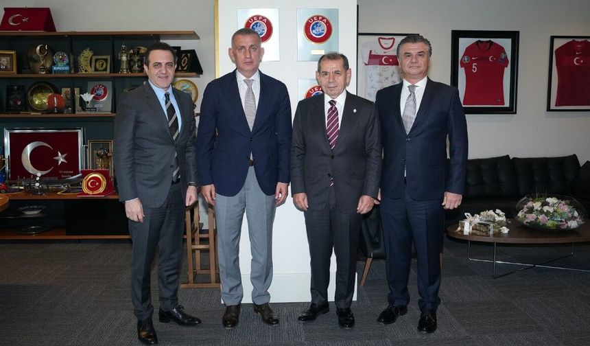 Galatasaray'dan TFF Başkanı Hacıosmanoğlu’na ziyaret