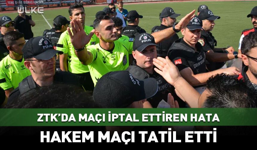 ZTK'da yapılan hata maçı iptal ettirdi! (Cizre Belediyespor-Hakkari Zapspor)
