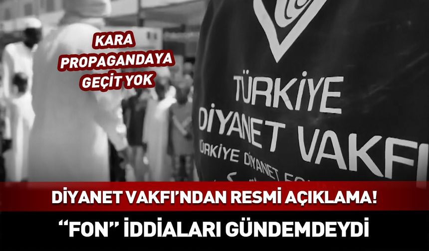 Diyanet'ten "fon" iddialarına resmi yanıt geldi