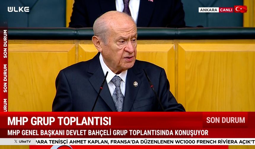 Bahçeli canlı yayında açıklamalarda bulunuyor