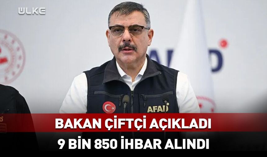 Bakan Çiftçi: 1942'den beri en büyük sel felaketini yaşıyoruz