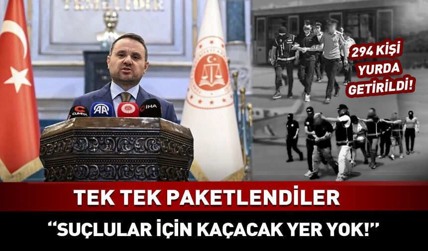 "Suçlular için kaçacak yer yoktur" Akın Gürlek'ten flaş açıklamalar...