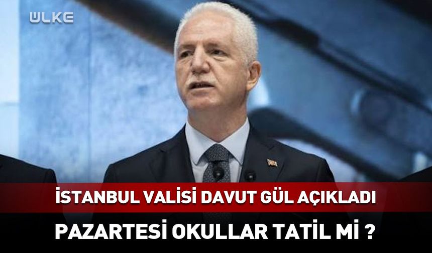 İstanbul'da 19 Ekim Pazartesi okullar tatil mi? Resmi açıklama geldi