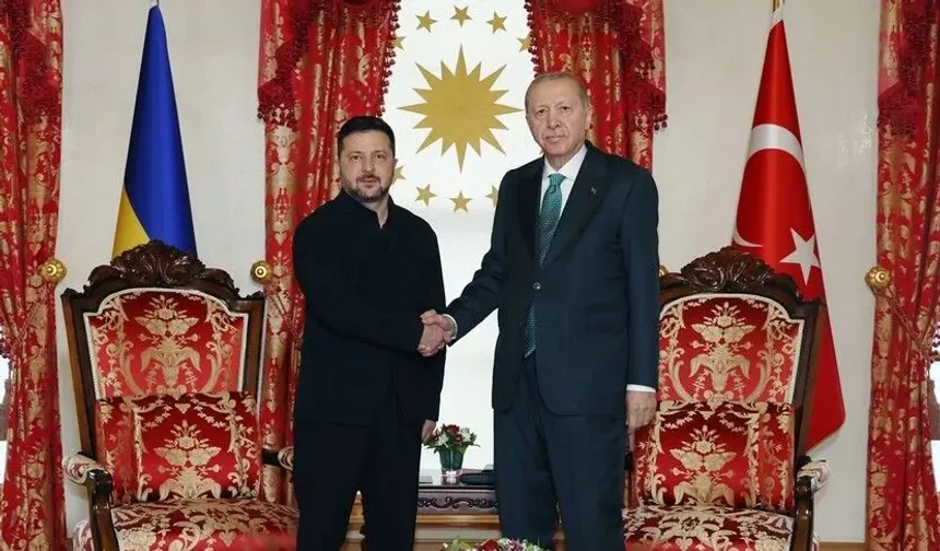 Cumhurbaşkanı Erdoğan ve Zelenskiy Dolmabahçe'de görüştü