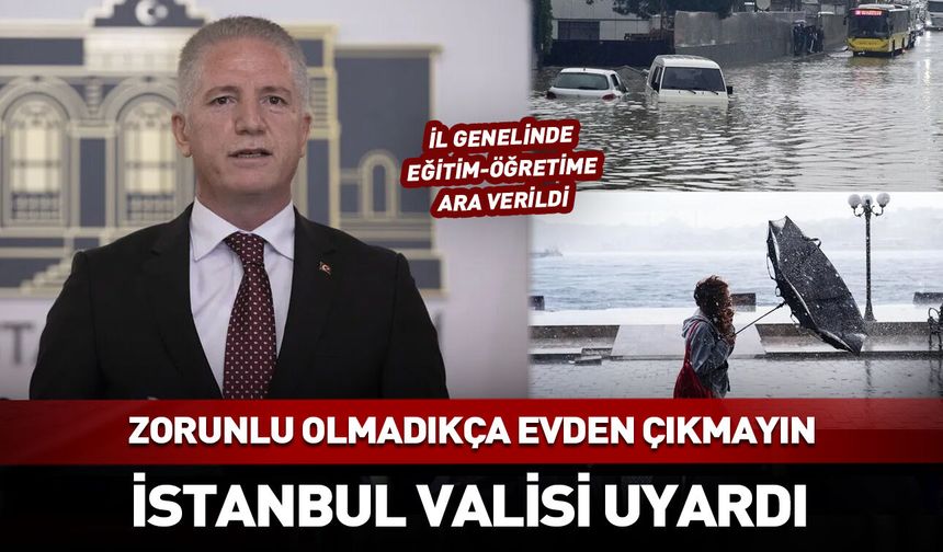 İstanbul'da yarın(15 Ekim Perşembe) okullar tatil mi? Valilik resmen duyurdu