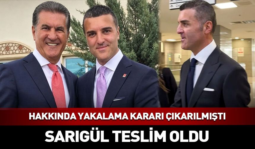 Emir Sarıgül emniyete giderek teslim oldu