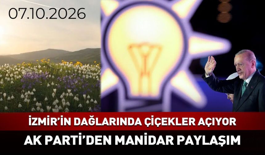 "İzmir'in dağlarında..." AK Parti'de manidar paylaşım