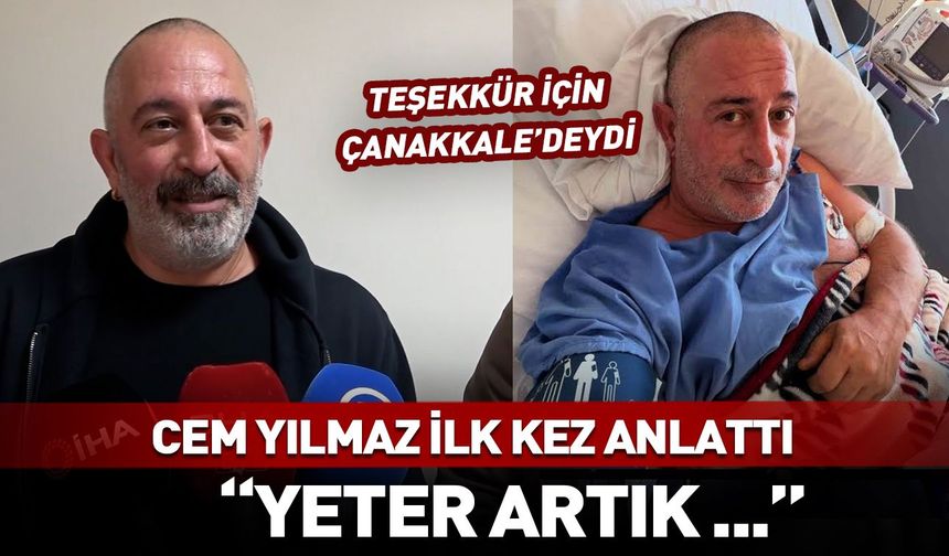 Cem Yılmaz ilk kez anlattı: Yeter artık...