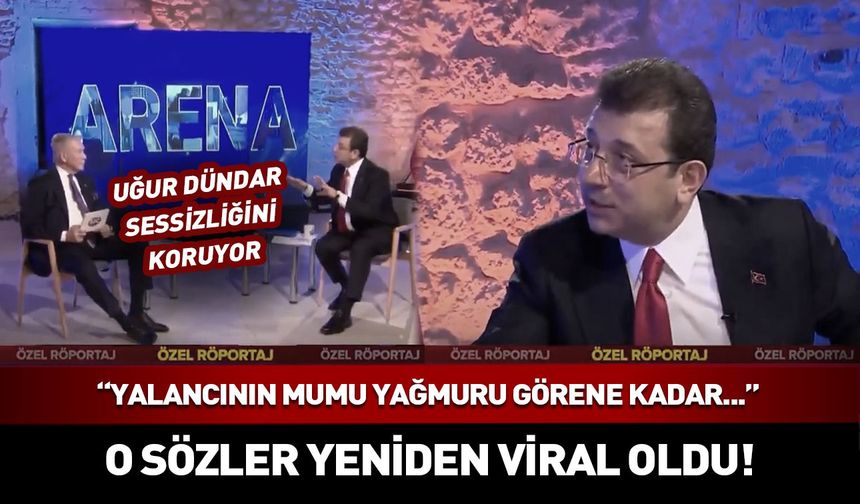 Ekrem İmamoğlu'nun bu sözleri yeniden gündem oldu!