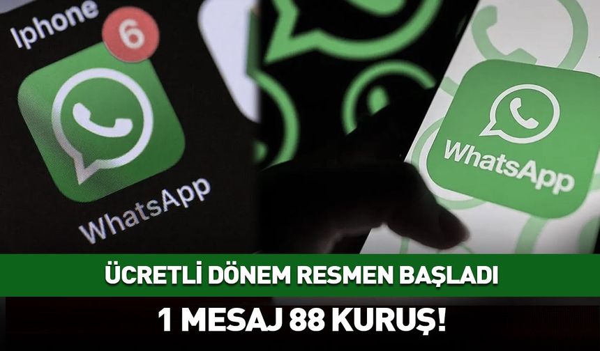 WhatsApp’ta ücretli dönem başladı