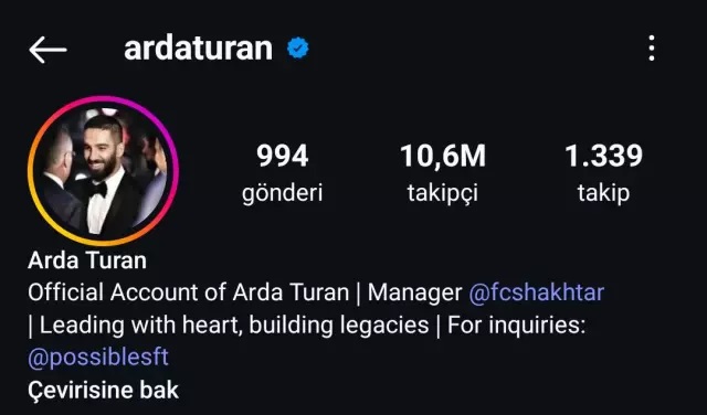Arda Turan Imza