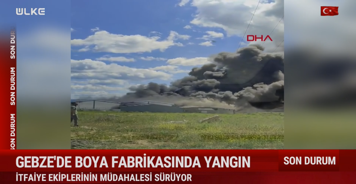 gebze-yangın