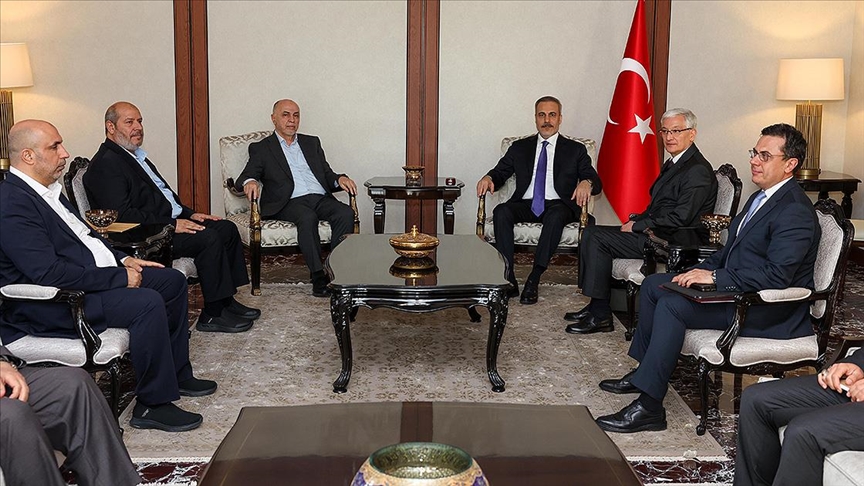 Hakan Fidan Hamas Heyeti