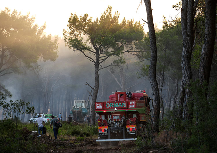 Izmir Cesme Orman Yangini Kontrol Altina Alindi (3)