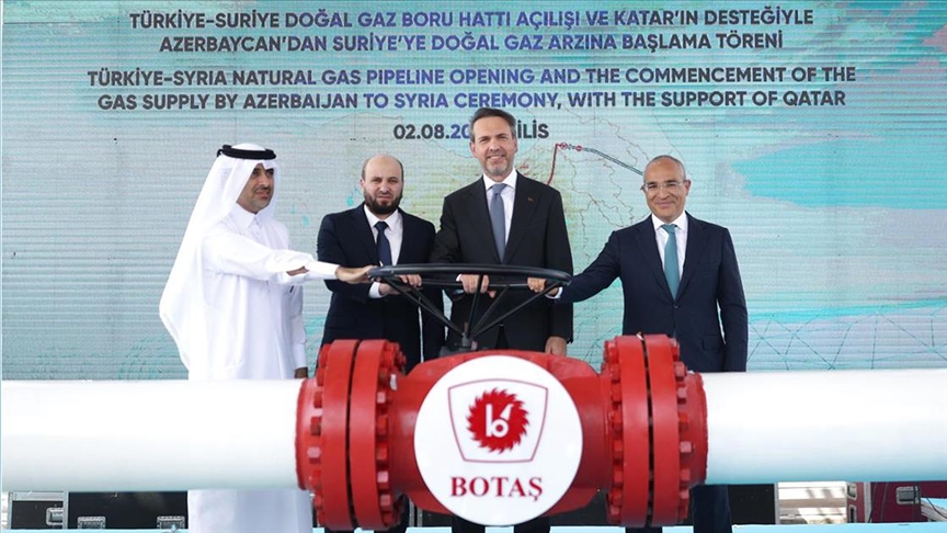Turkiye Suriye Gaz Akısı Basladı (1)