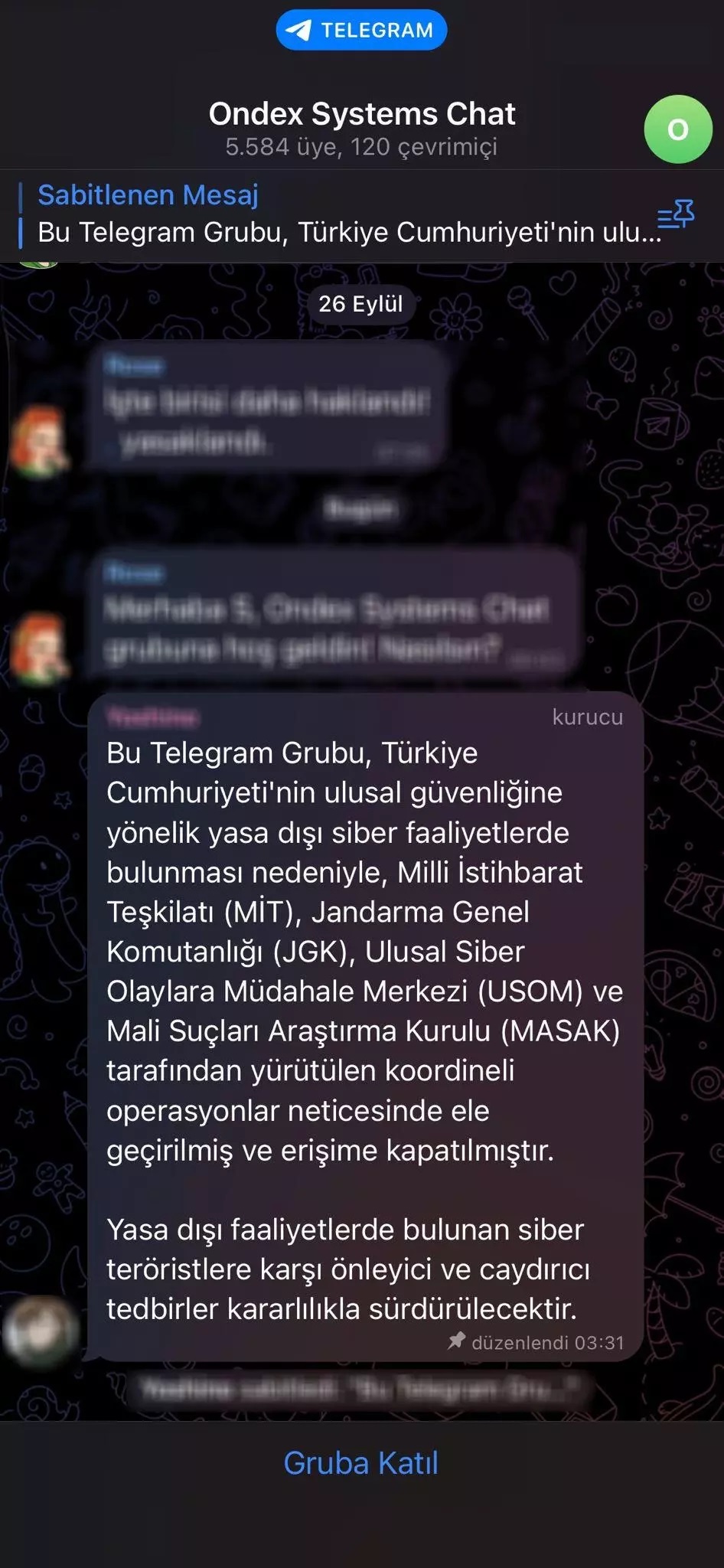 Mit Telegram