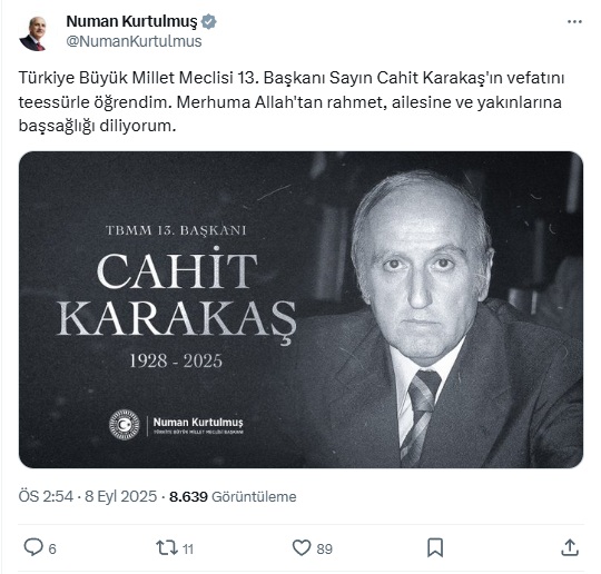 Numan Kurtulmuş Meclis
