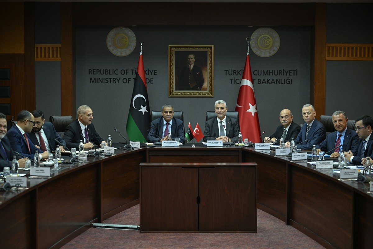 Ticaret Bakani Omer Bolat Libya Ulastirma Bakani Muhammed Salim Es Sehubi (2)